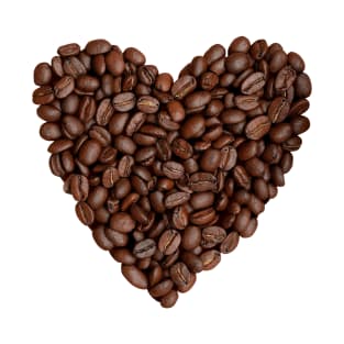 For the Love of Coffee in a Heart Shape T-Shirt