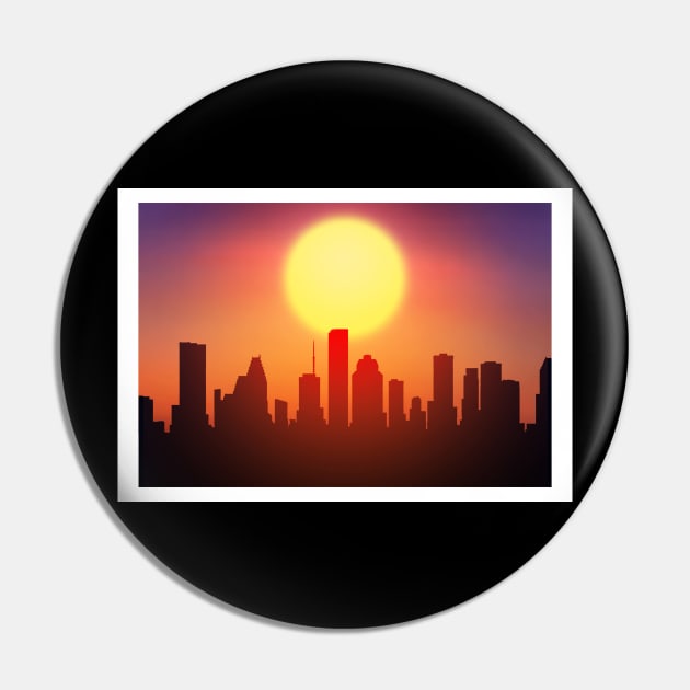 Downtown Sundown Pin by datjiveturkey