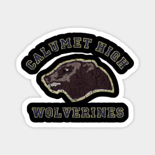 Calumet High Wolverines Red Dawn Magnet