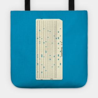 Computer Punch Card (vertical) Tote