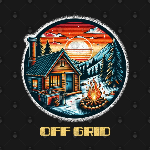 Off grid snow cabin by Tofuvanman