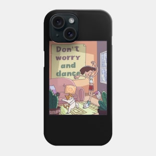 Dancing cat Phone Case