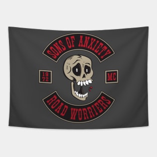 Sons of Anxiety Motorcycle Club - Full Color Tapestry