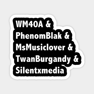 WM40A Names List Magnet