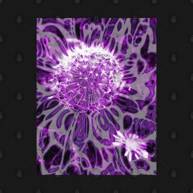 "Dandelion Love" groovy floral art products by Mzzart