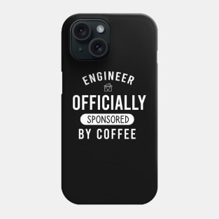 Engineer officially sponsored by coffee Phone Case