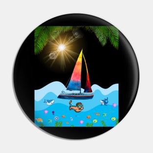 Snorkeling water adventure Pin