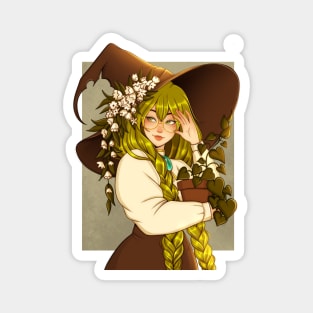 Green Witch Magnet