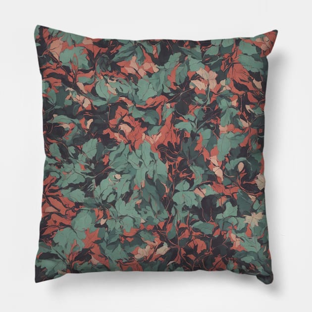 Chromatic Botanic Abstraction #15 Pillow by Sibilla Borges