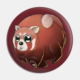 Red Panda Ball Pin