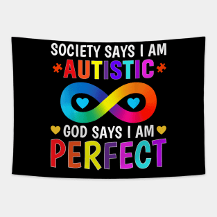 Acceptance Of Autism Infinity Autistic Pride Neurodiversity Tapestry