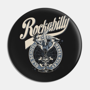 Rockabilly Rebel Rules Pin