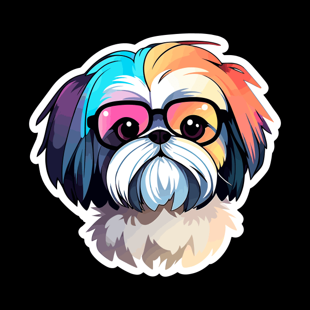 Shih Tzu Dog Illustration by FluffigerSchuh