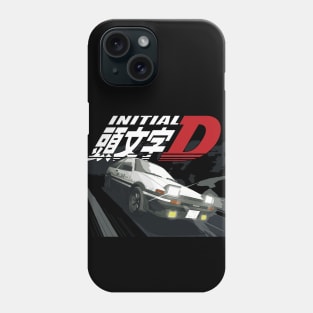 Initial D - Mountain Drift Racing Takumi Fujiwara's Toyota AE86 tofu Phone Case