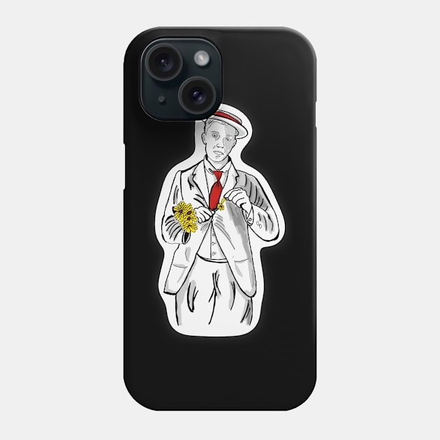 Buster Keaton Phone Case by TL Bugg