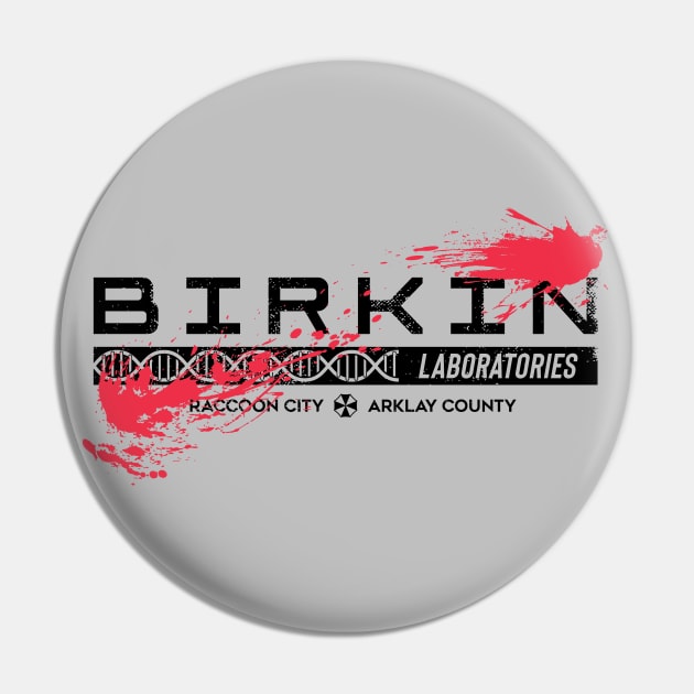 Birkin Laboratories [Black] Pin by DCLawrenceUK
