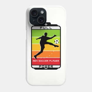Soccer player full power Phone Case