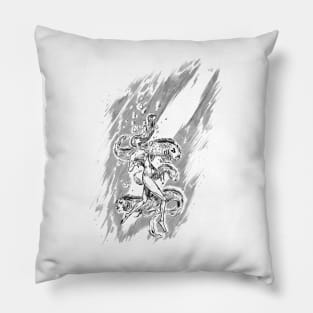 Girl Underwater Pillow