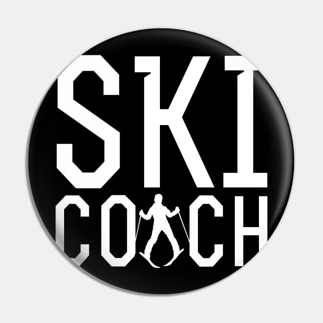 Ski Instructor Skier Coach Teacher Skiing Course Pin by dr3shirts