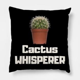 cactus whisperer Pillow