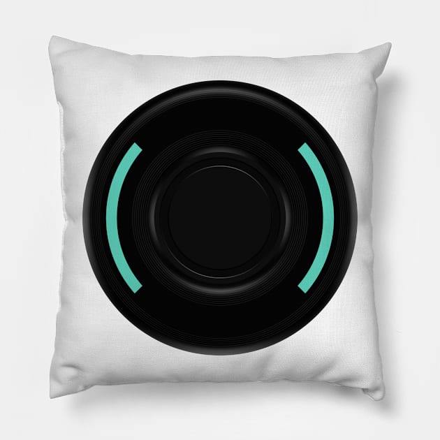 Mercedes Racing Tyre Pillow by GreazyL