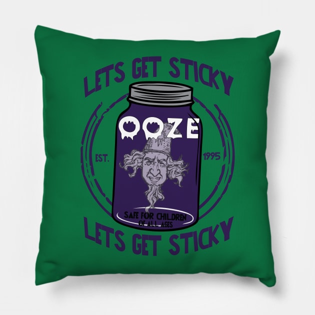 Lets Get Sticky Pillow by GarBear Designs
