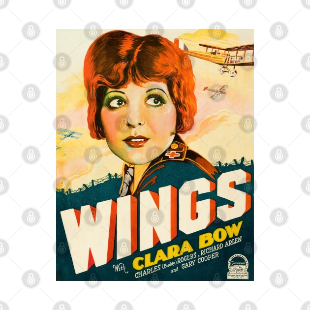 Wings Movie Poster by MovieFunTime