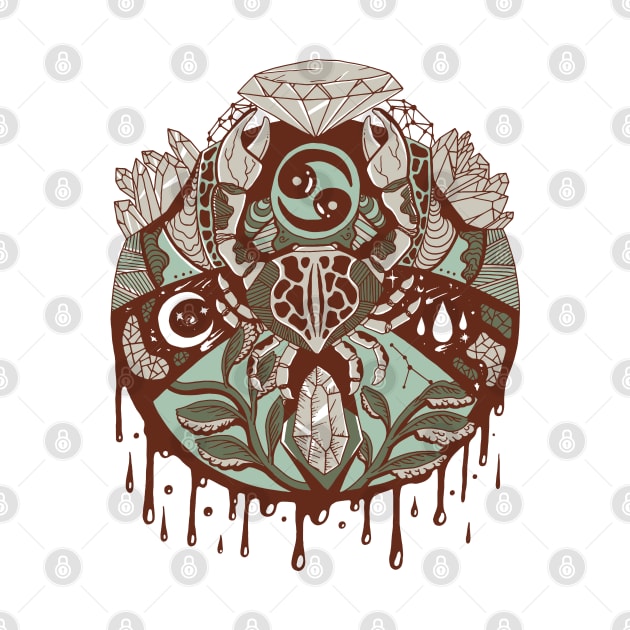 Rust Sage Mystic Cancer Zodiac by kenallouis