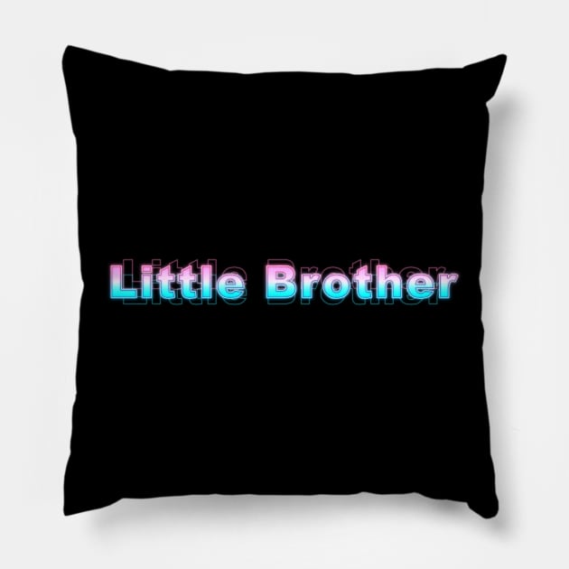 Little Brother Pillow by Sanzida Design