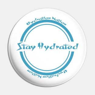 Hydration Nation Logo Pin