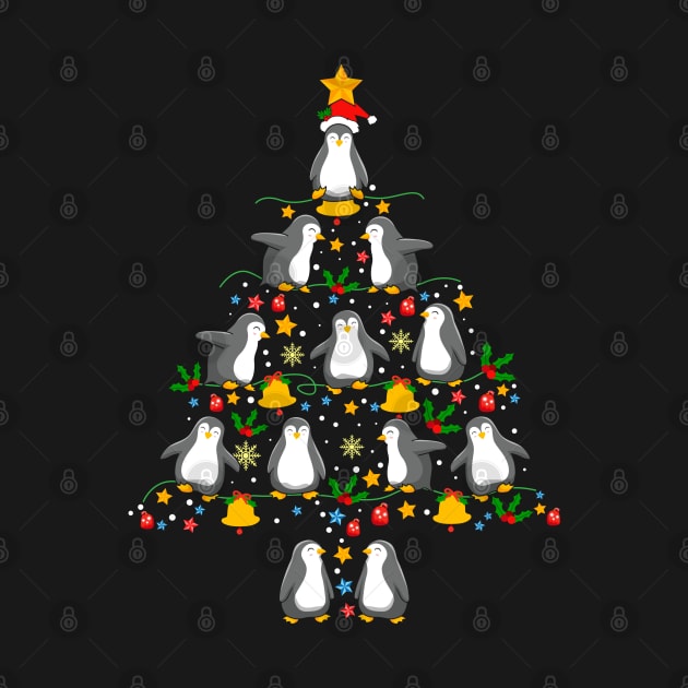 Penguins Christmas Tree by divinoro trendy boutique