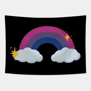 Bi Pride Retro Rainbow Tapestry