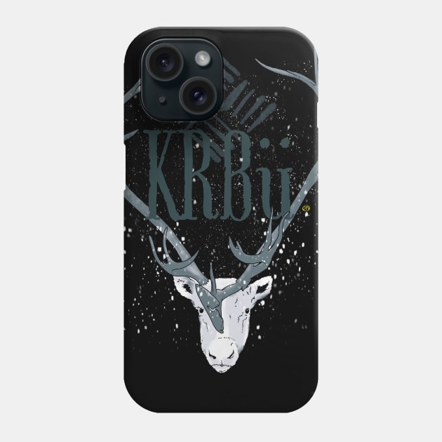 The canadian northern caribou Phone Case by RobertBretonArt