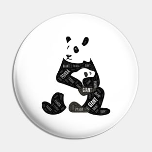 Giant panda (Ailuropoda melanoleuca) Pin