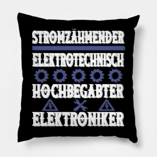 Elektroniker Beruf Strom Ausbildung Spruch Pillow