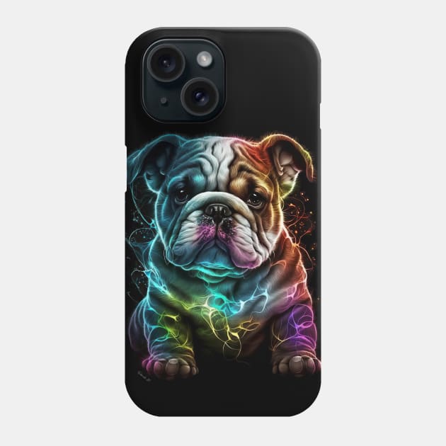 Colorful Dogs Designe #2 by Farbrausch Art 2023. Phone Case by Farbrausch Art