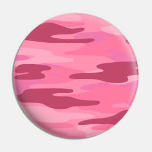 Pink Camo pattern Pin