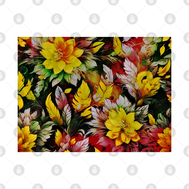 Trippy floral art by ANVC Abstract Patterns