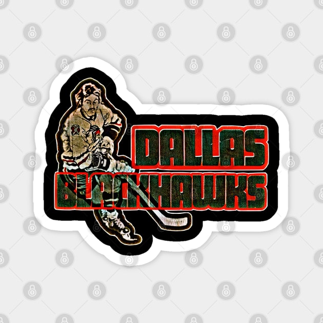 Dallas Blackhawks Hockey Magnet by Kitta’s Shop