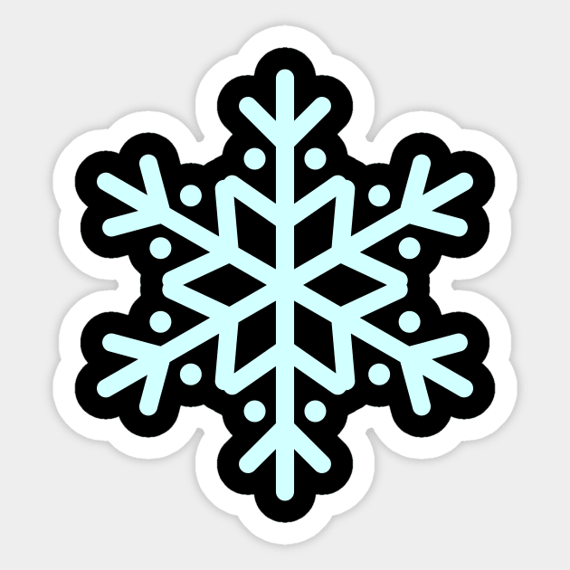 Snowflake Sticker for Sale by Dv-Design