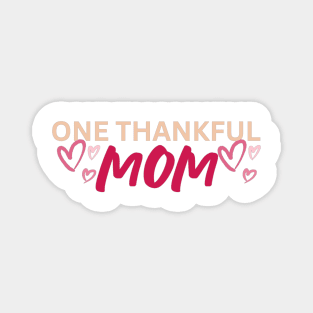 One Thankful Mom - Words Magnet