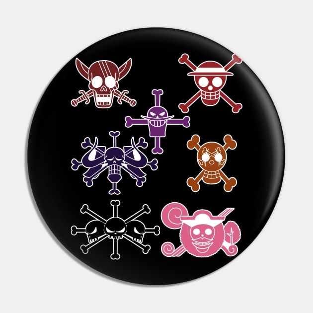 Yonko Jolly Roger 4 Pin by onepiecechibiproject