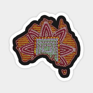 Awesome Aboriginal Art Magnet