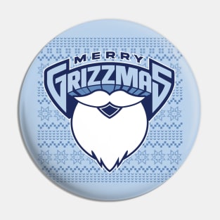 Grizzlies Ugly Christmas Sweater Pin