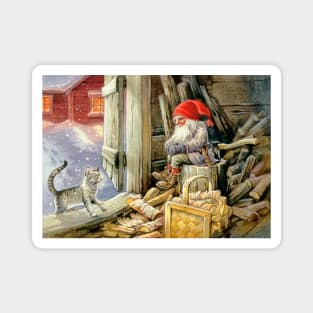 “In the Woodshed” by Jenny Nystrom Magnet