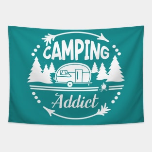 camping addict Tapestry