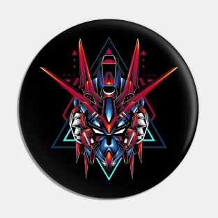 Gundam sacred geometry Pin