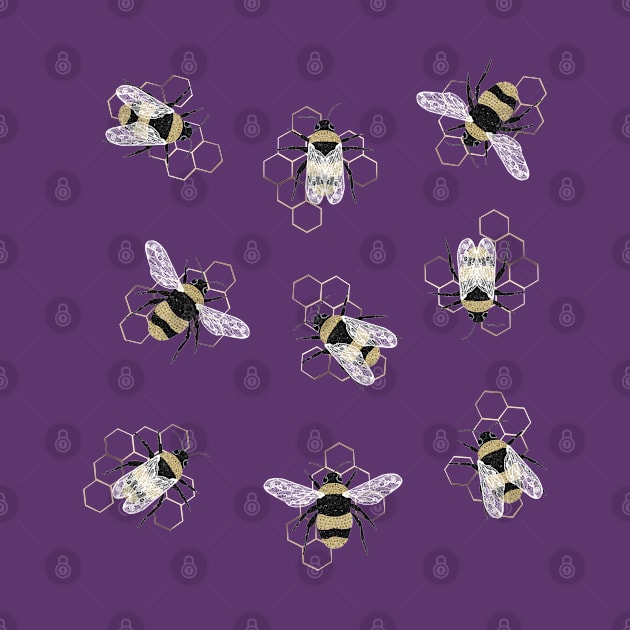 Fancy Bees by ahadden