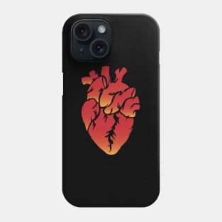 Heart on Fire Phone Case