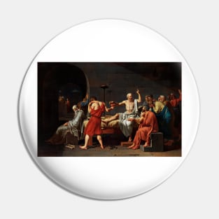 The Death of Socrates, 1787 artwork (C041/9950) Pin